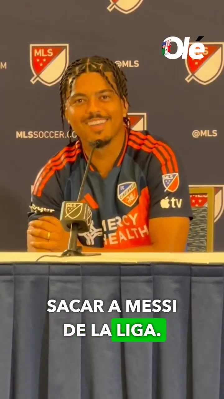 如何成为MLS MVP？辛辛那提巴西中场调侃：把梅西弄出大联盟